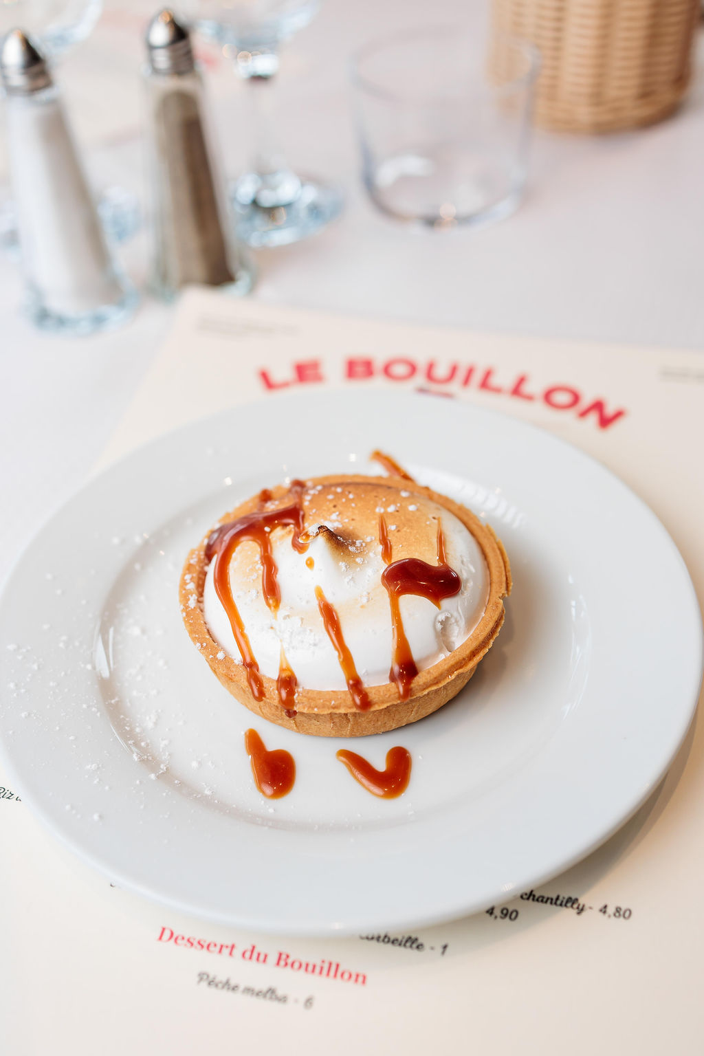 Tarte citron meringuée le Bouillon Béarnais