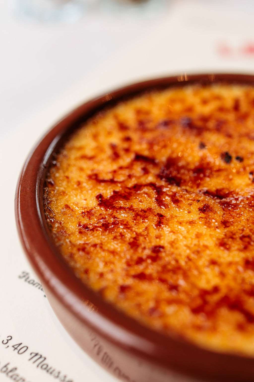 Crème brûlée le Bouillon Béarnais