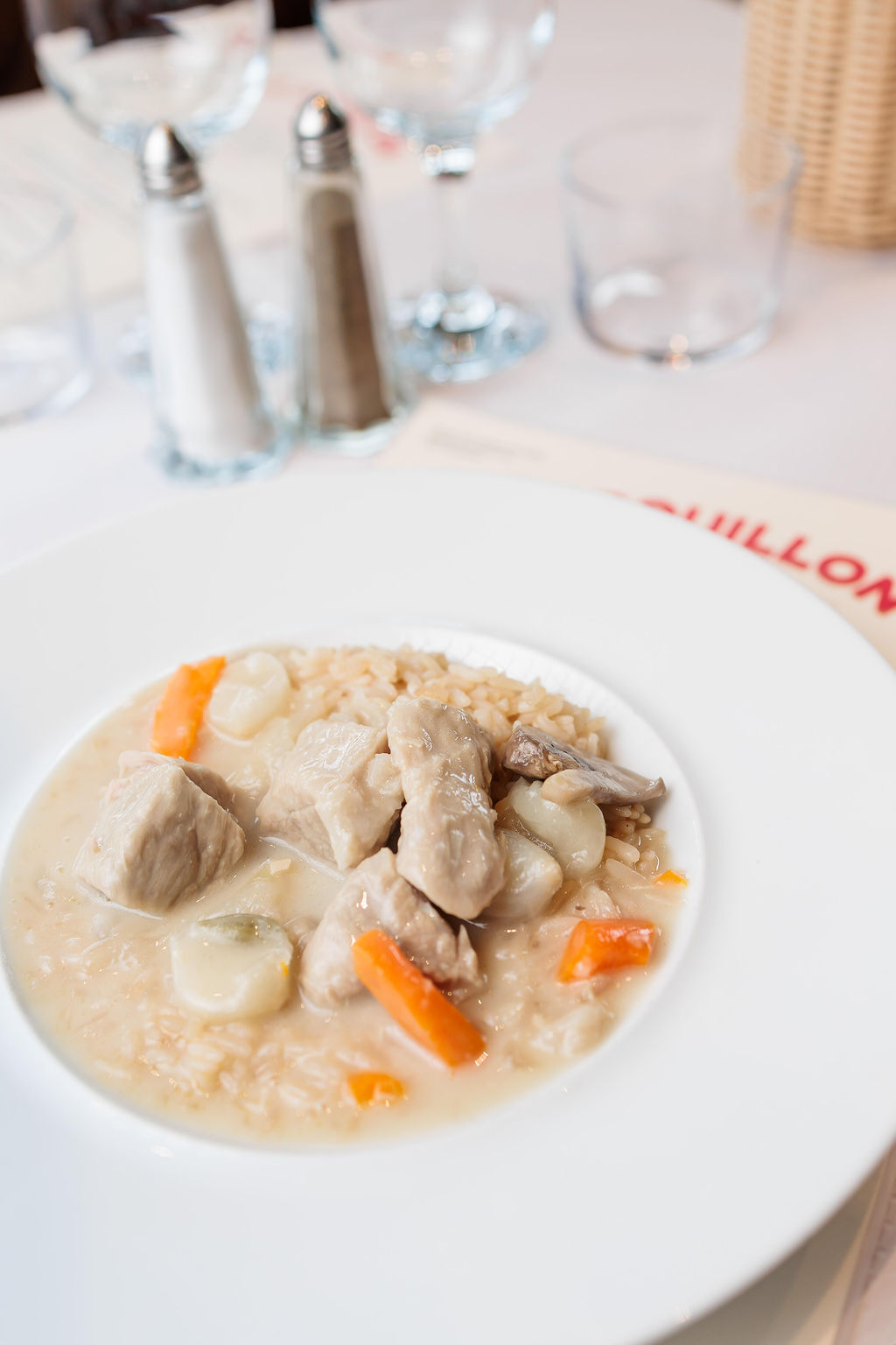 Blanquette de veau le Bouillon Béarnais